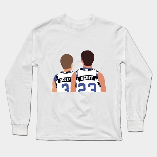 One Tree Hill Scott Brothers Long Sleeve T-Shirt by maddie55meadows